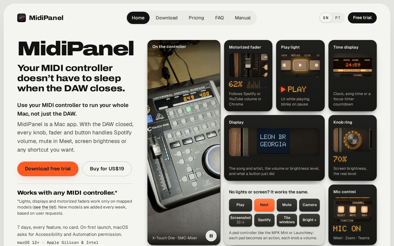 Preview of Midipanel