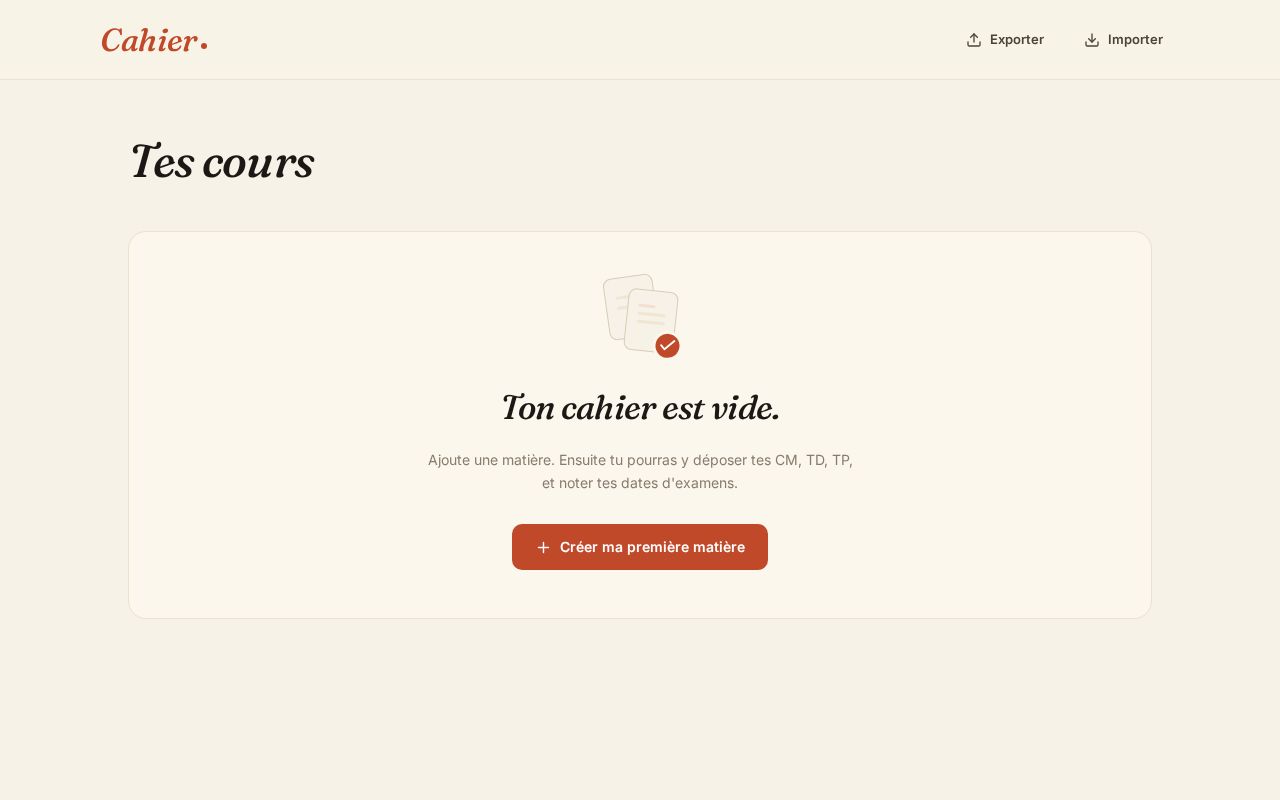 Preview of Cahier