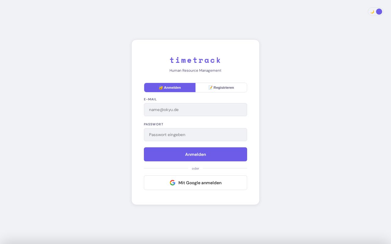 Preview of Timetrack