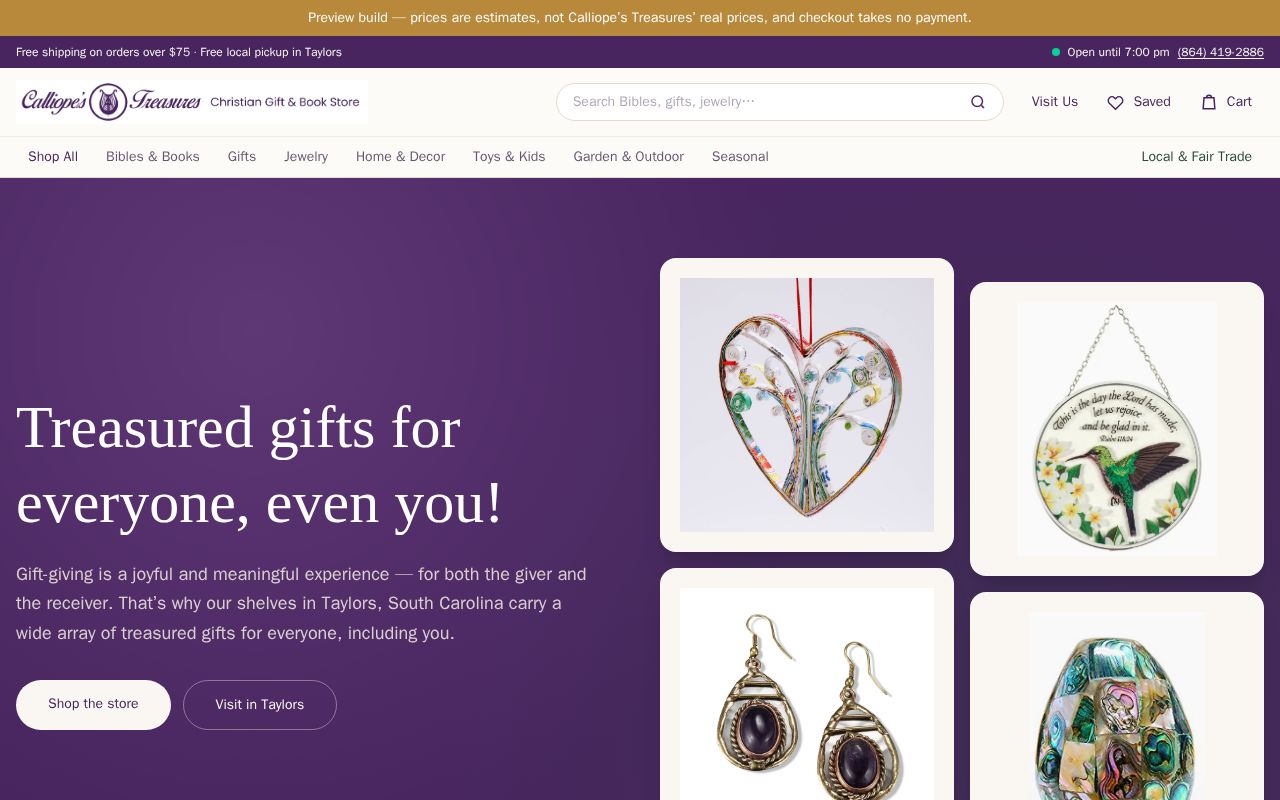 Preview of Calliopes Treasures