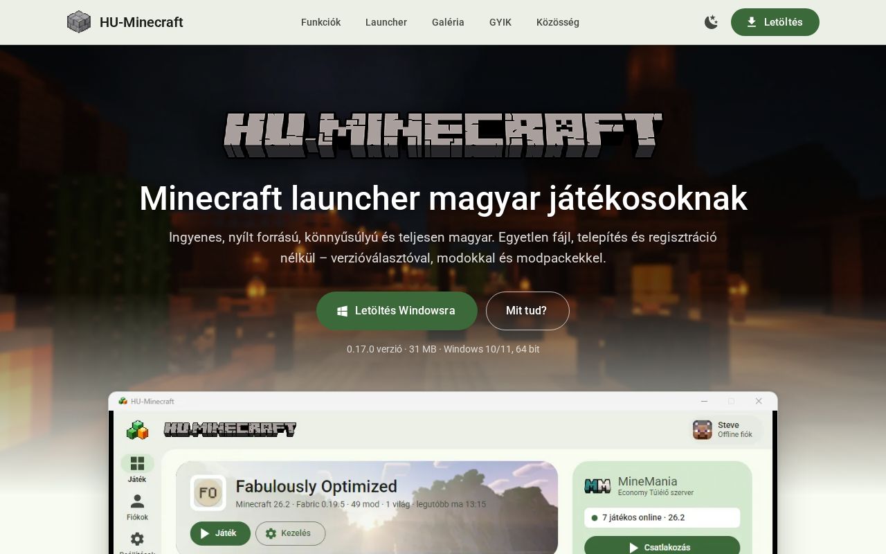 Preview of HU Minecraft