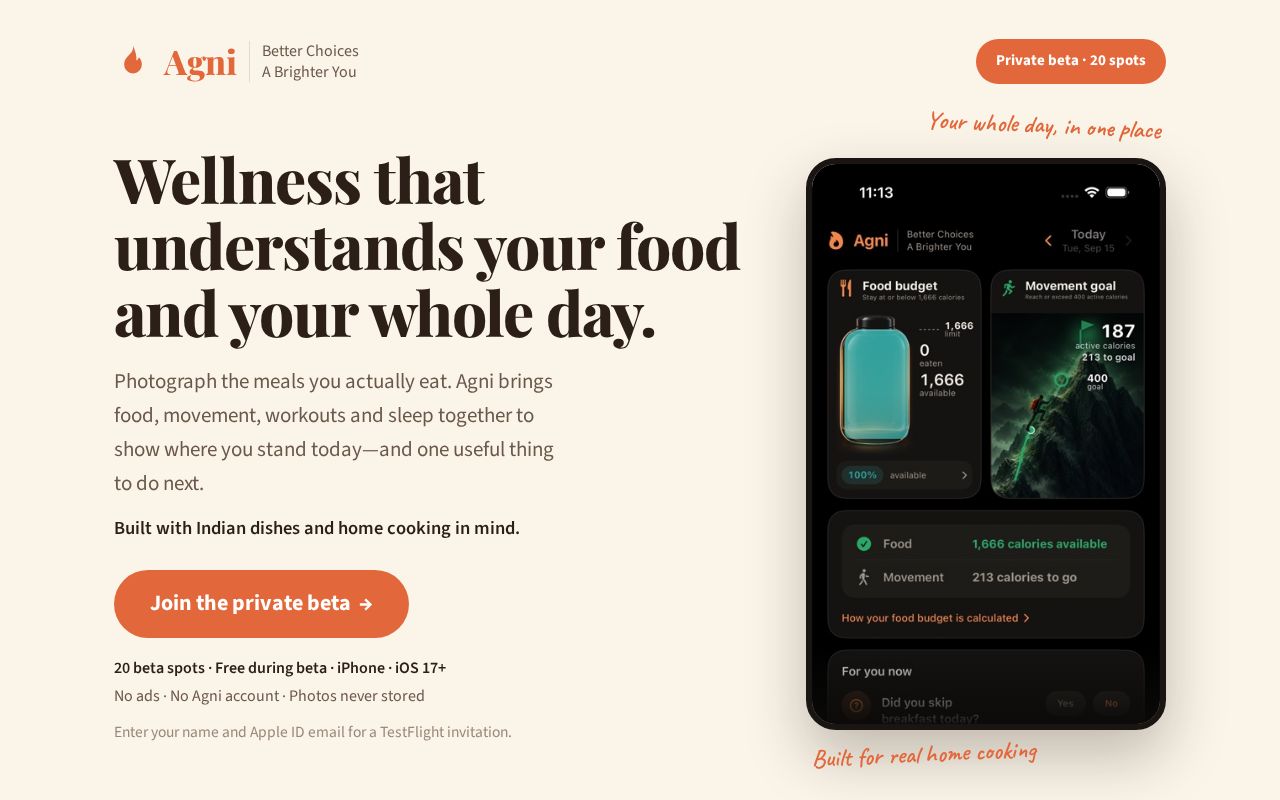 Preview of Agni Api