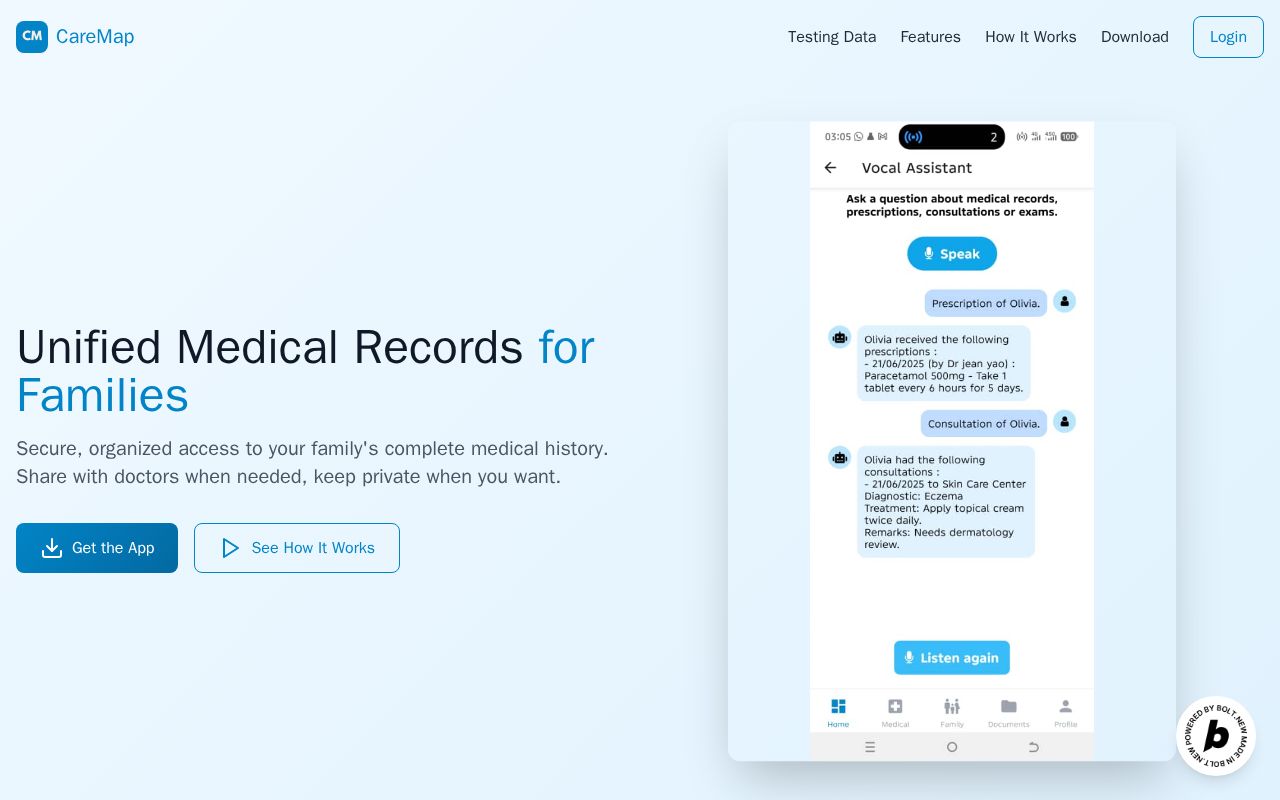 Preview of CareMap