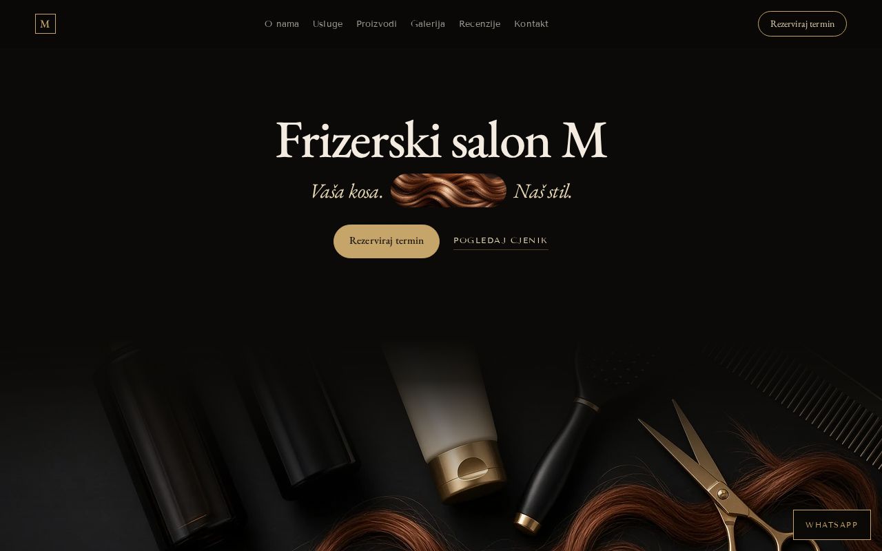 Preview of Frizerski salon M · Tratinska 38, Zagreb (preview)