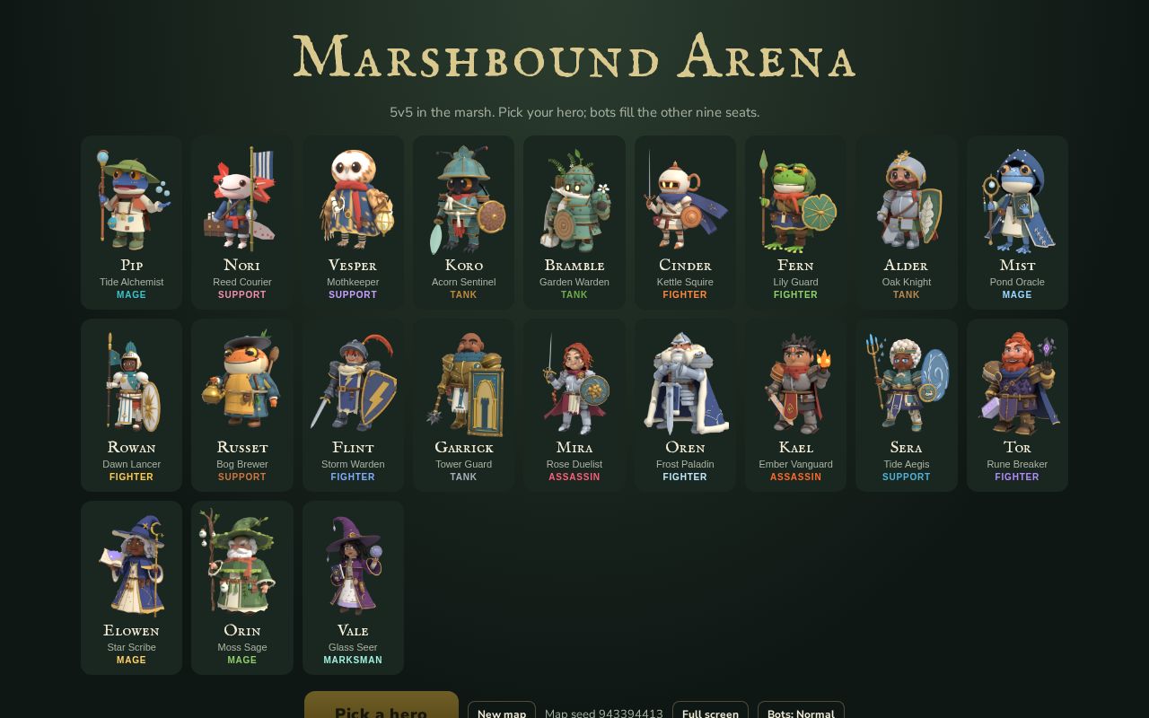 Preview of Marshbound Arena