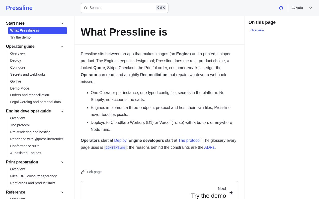 Preview of Pressline