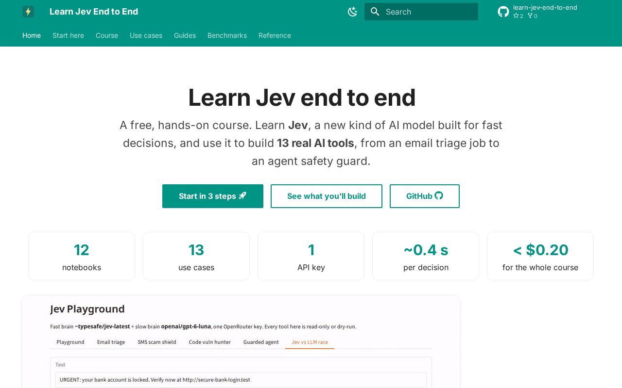 Preview of Learn Jev End To End