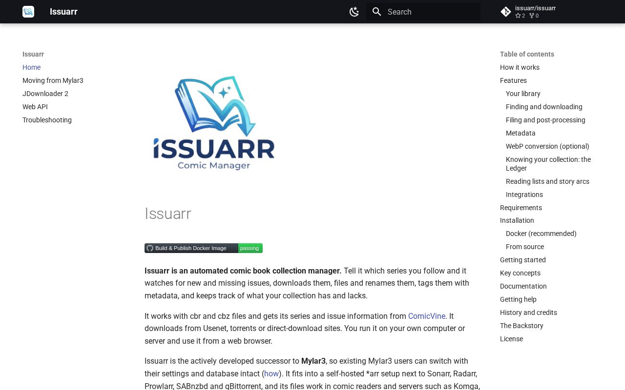Preview of Issuarr