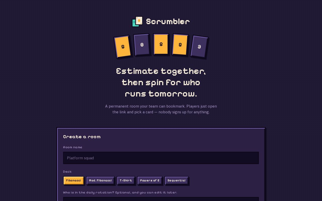 Preview of Scrumbler