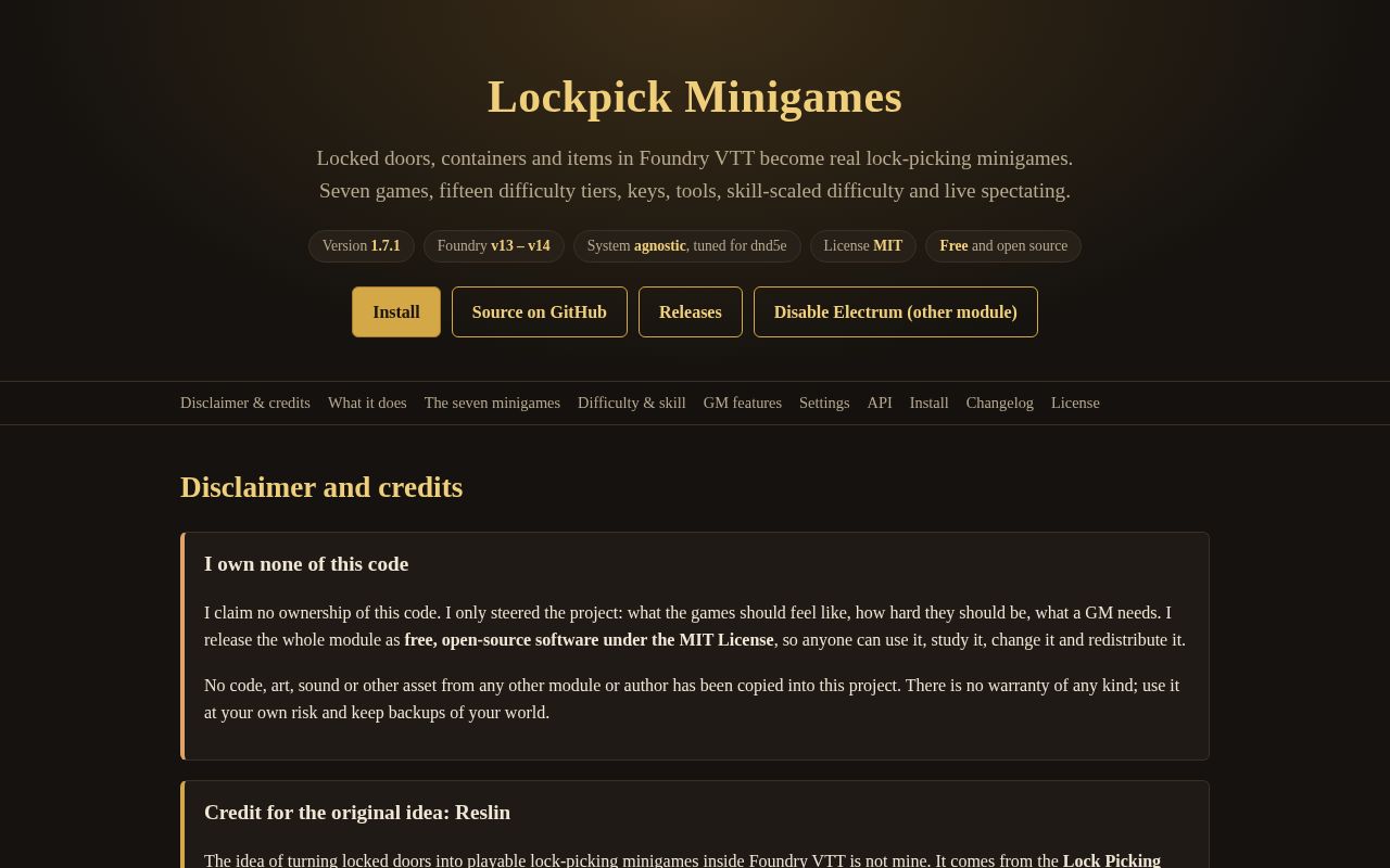 Preview of Lockpick Minigames