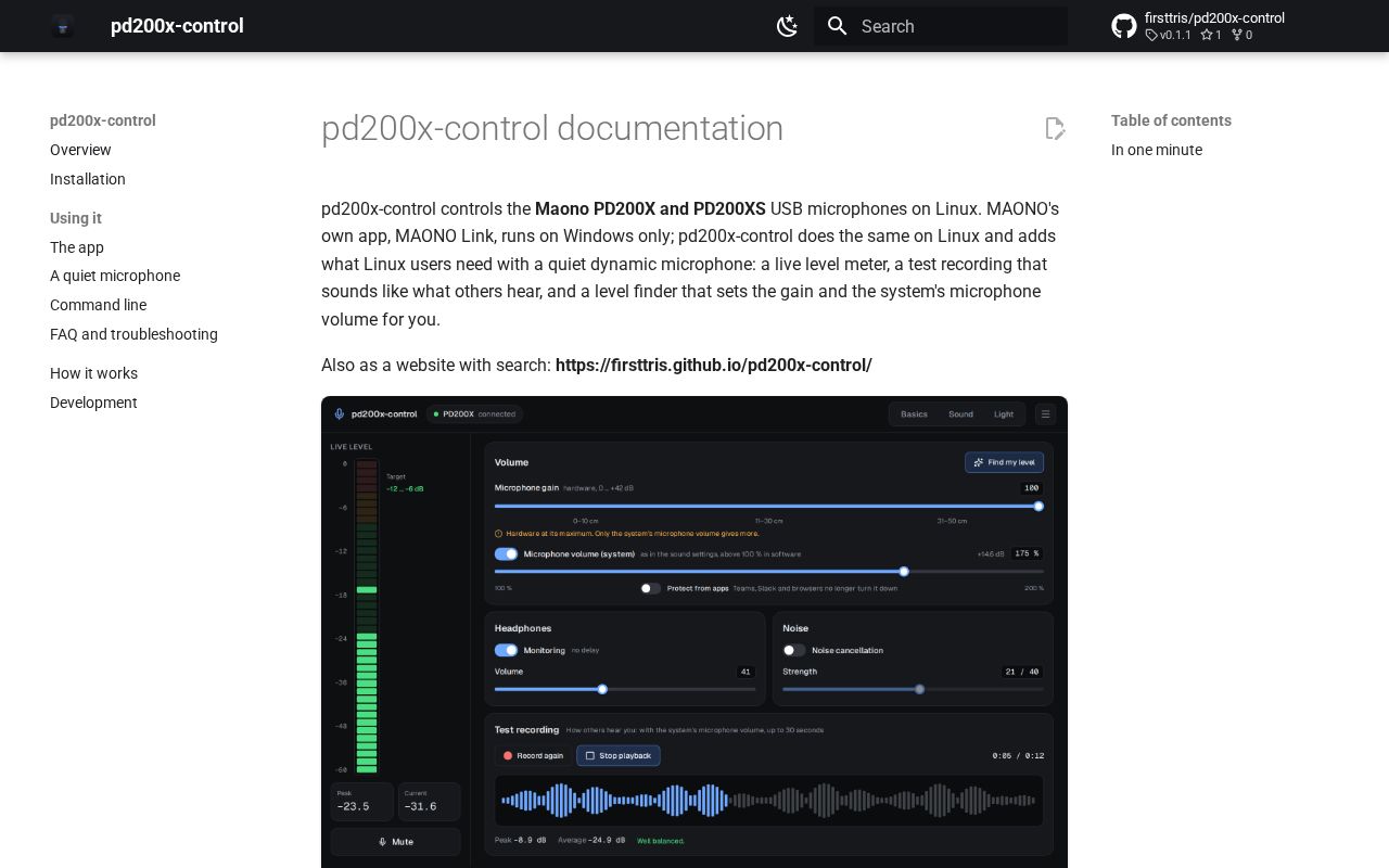 Preview of Pd200x Control