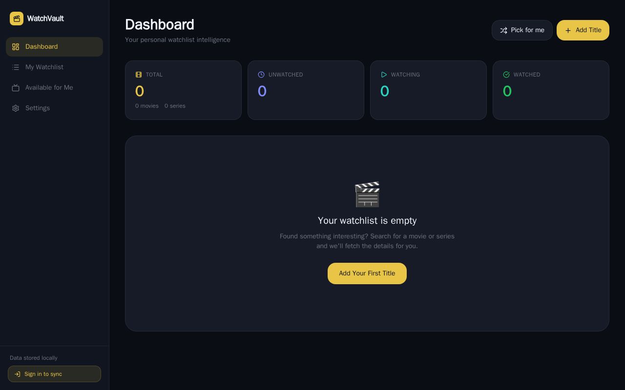 Preview of Watchvault