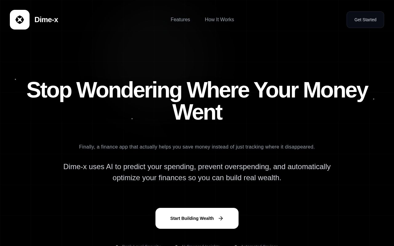 Preview of Dime - Personal Finance App for Freelancer