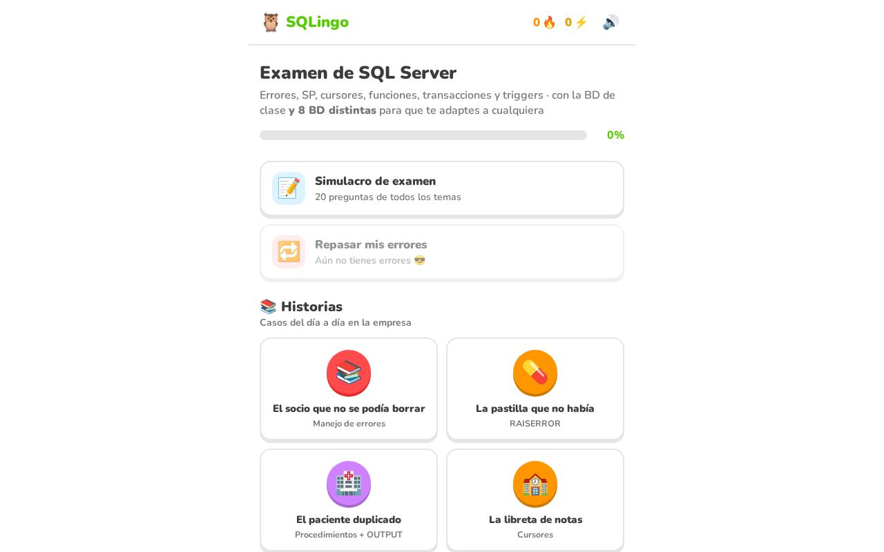 Preview of Sqlingo