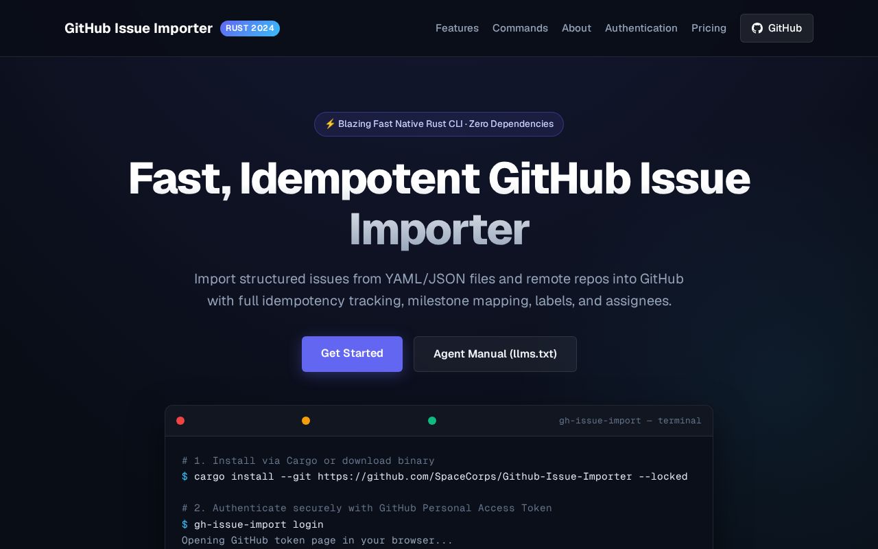 Preview of Github Issue Importer