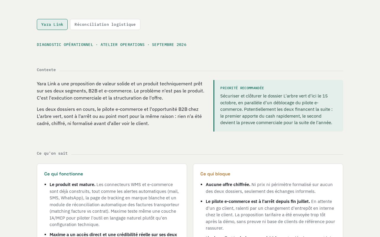 Preview of Yara Link Diagnostic And Next Steps