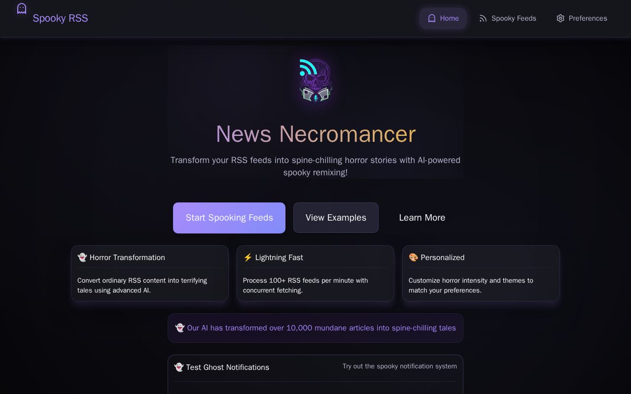 Preview of News Necromancer