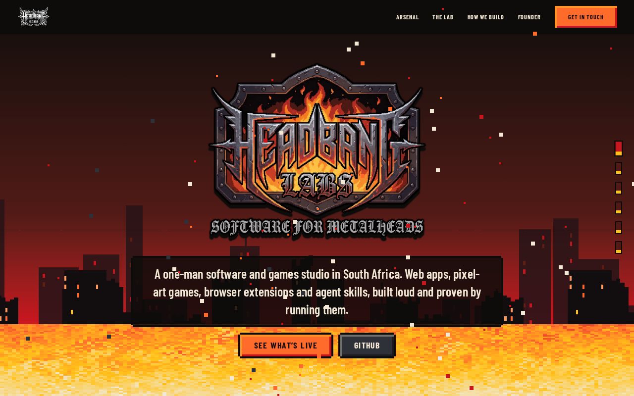 Preview of Headbang Labs: software and games for metalheads