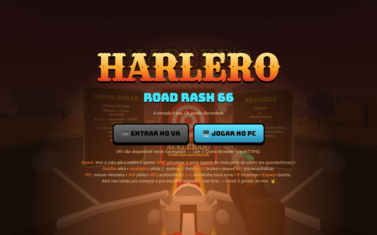 Preview of Harlero Road Rash Vr