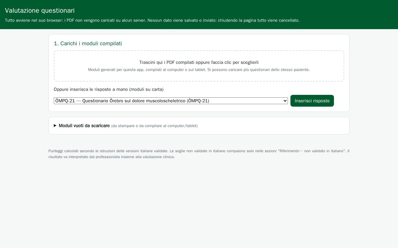 Preview of Questionari Valutazione