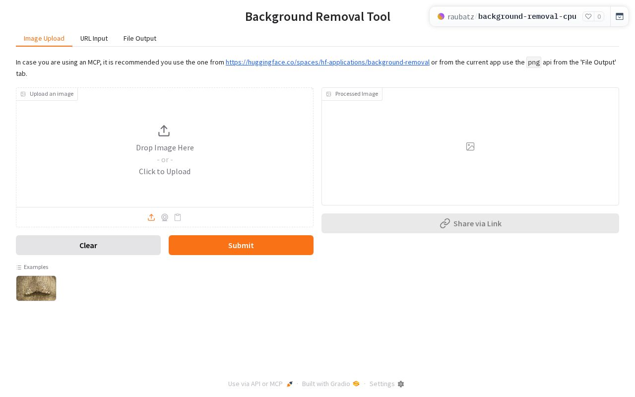 Preview of background removal BiRefNet