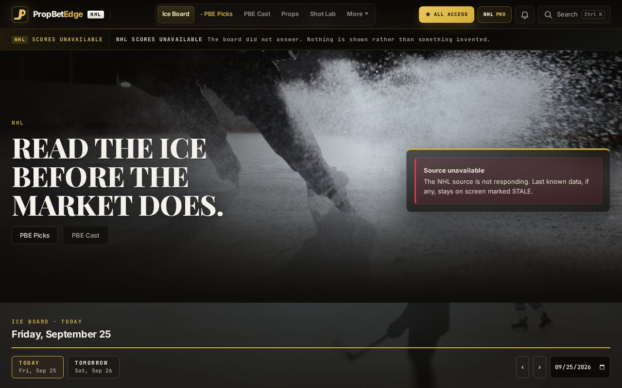 Preview of Nhl Propbetedge
