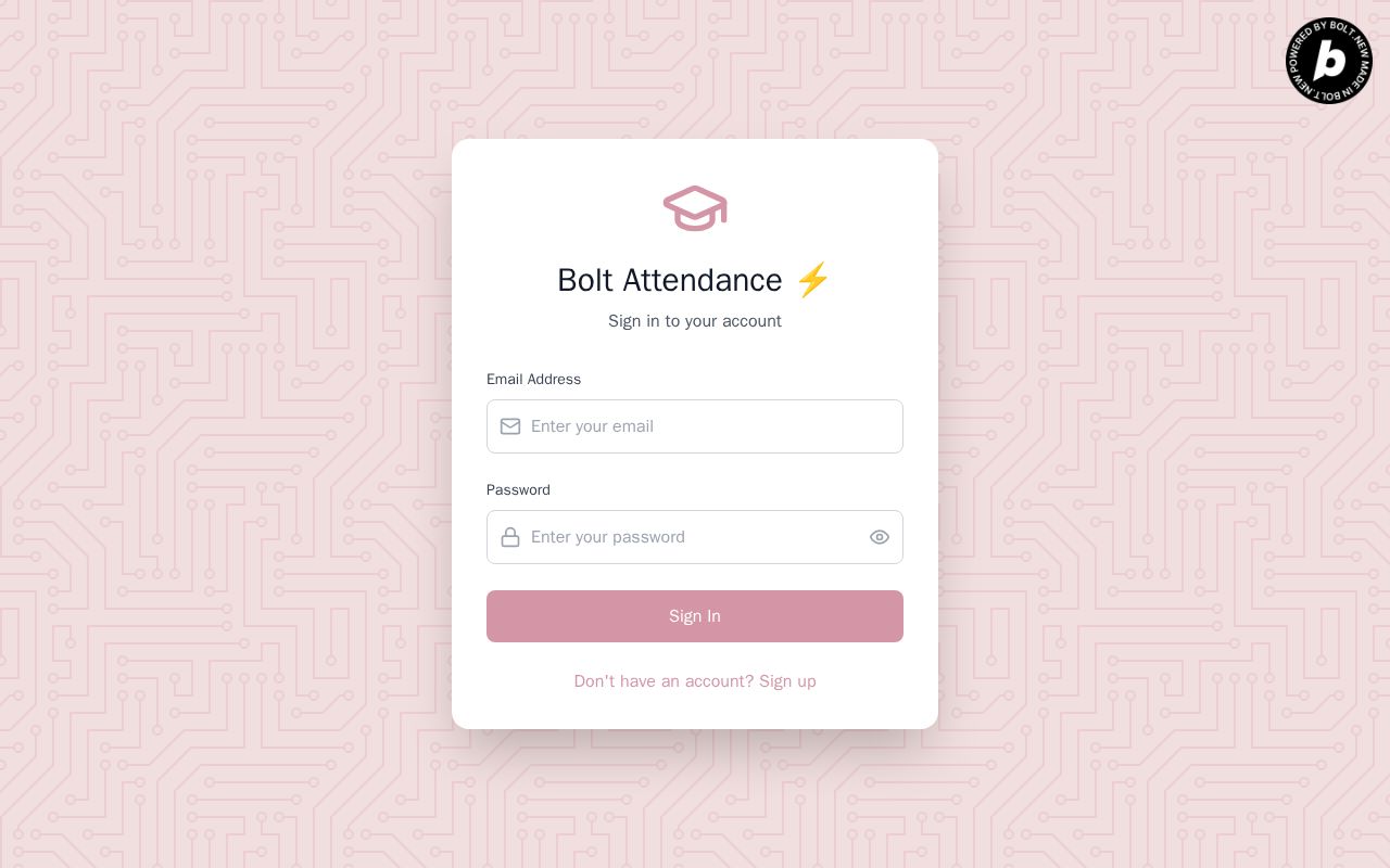 Preview of Bolt Attendance