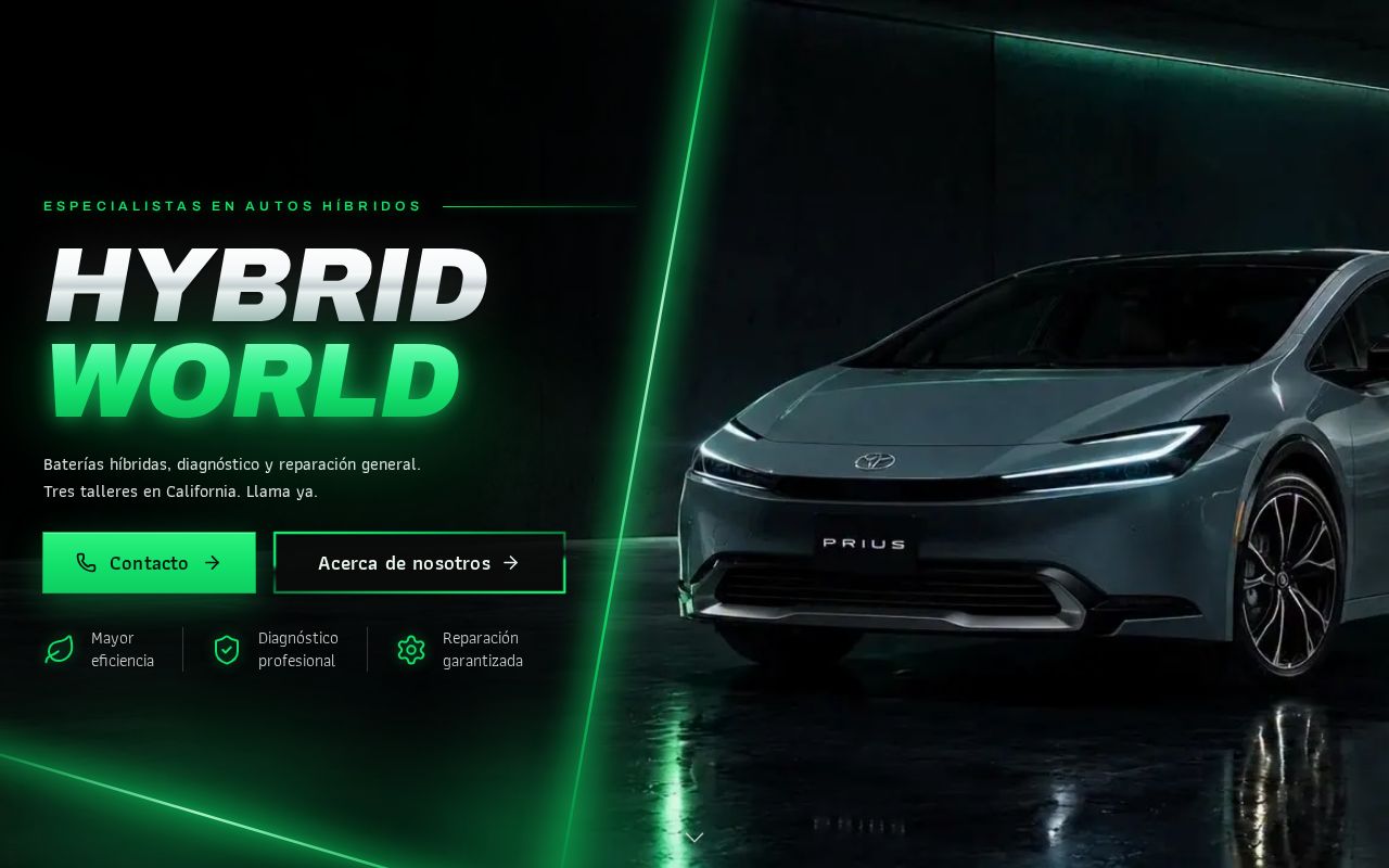 Preview of HybridWorld Page