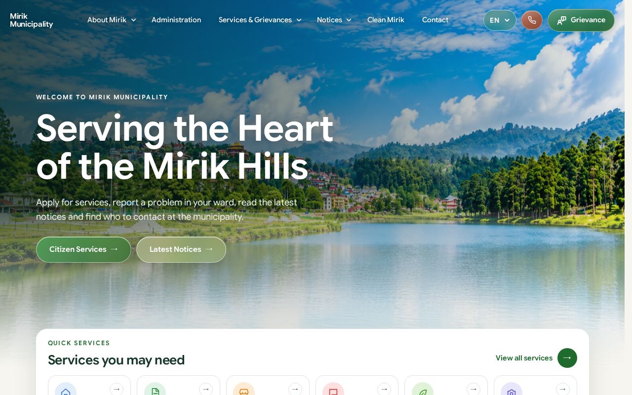 Preview of Mirik Municipality