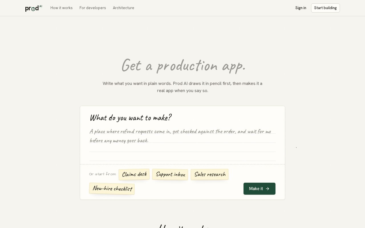 Preview of Prod Ai