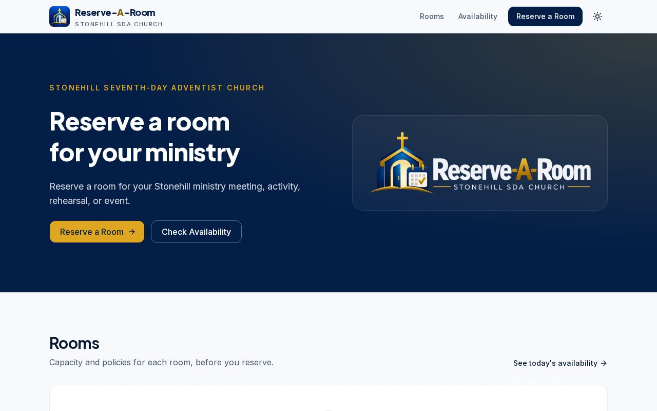 Preview of Reserve A Room
