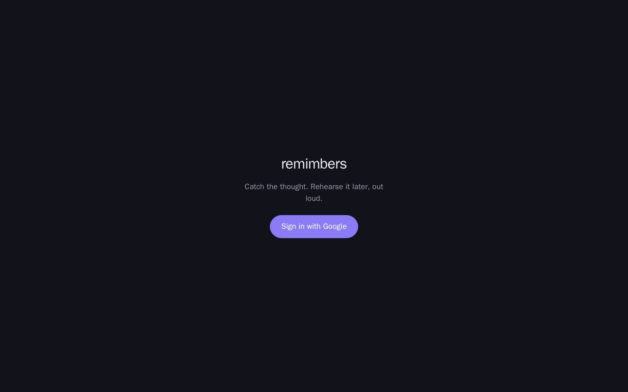 Preview of Remimbers