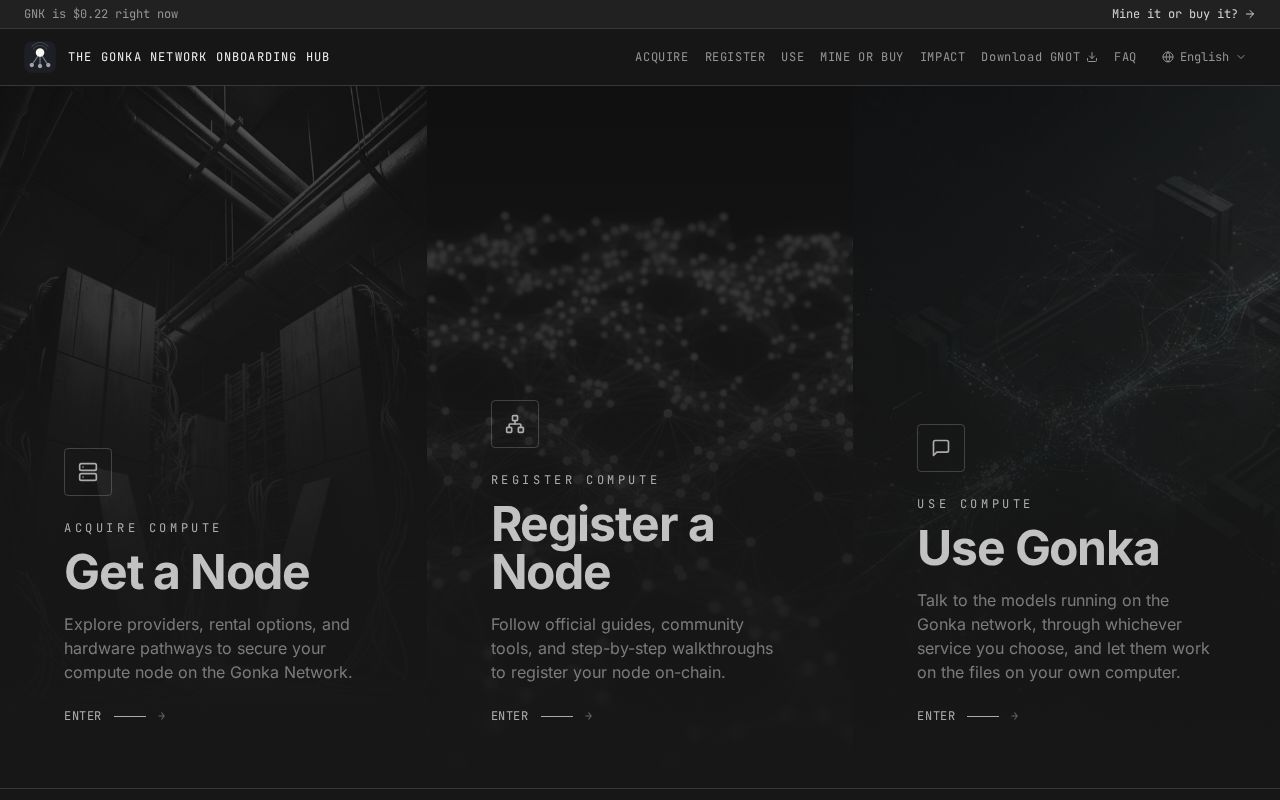 Preview of Gonka Network Onboarding Tool
