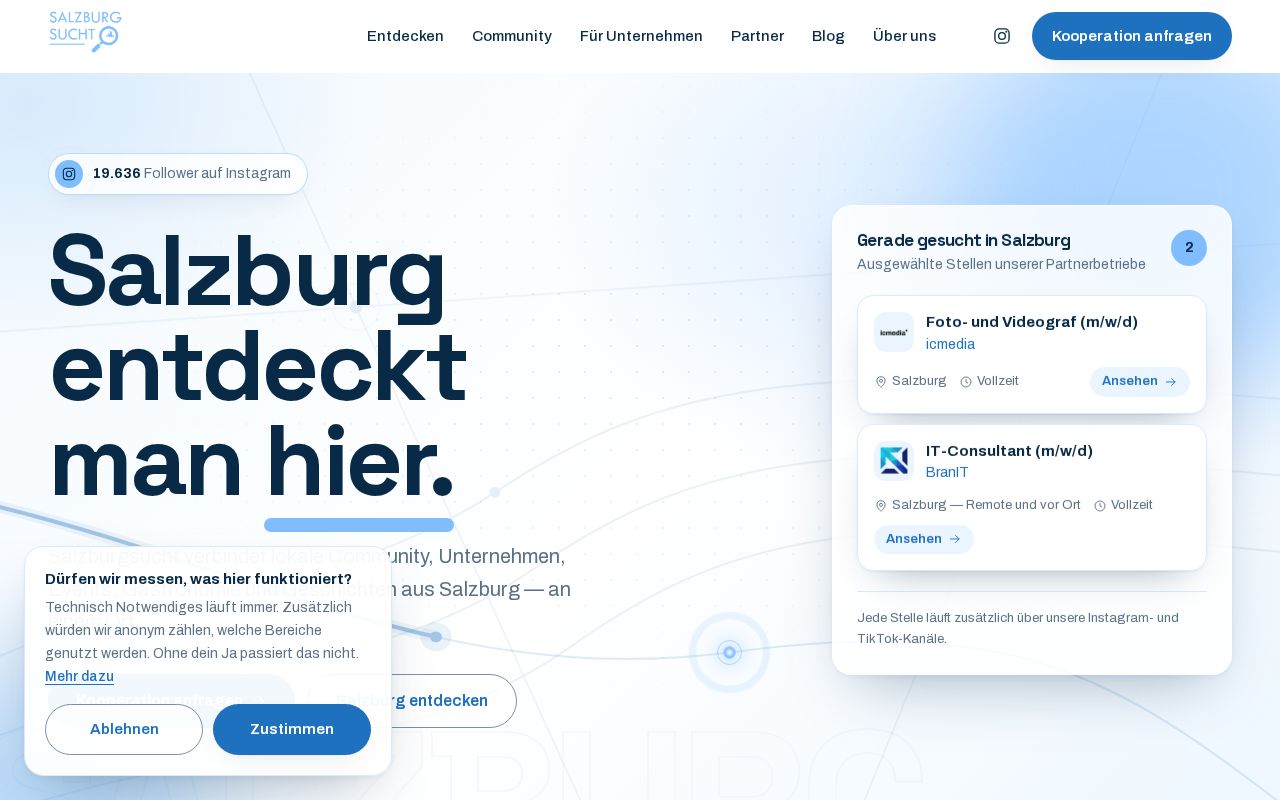 Preview of SalzburgSucht Website
