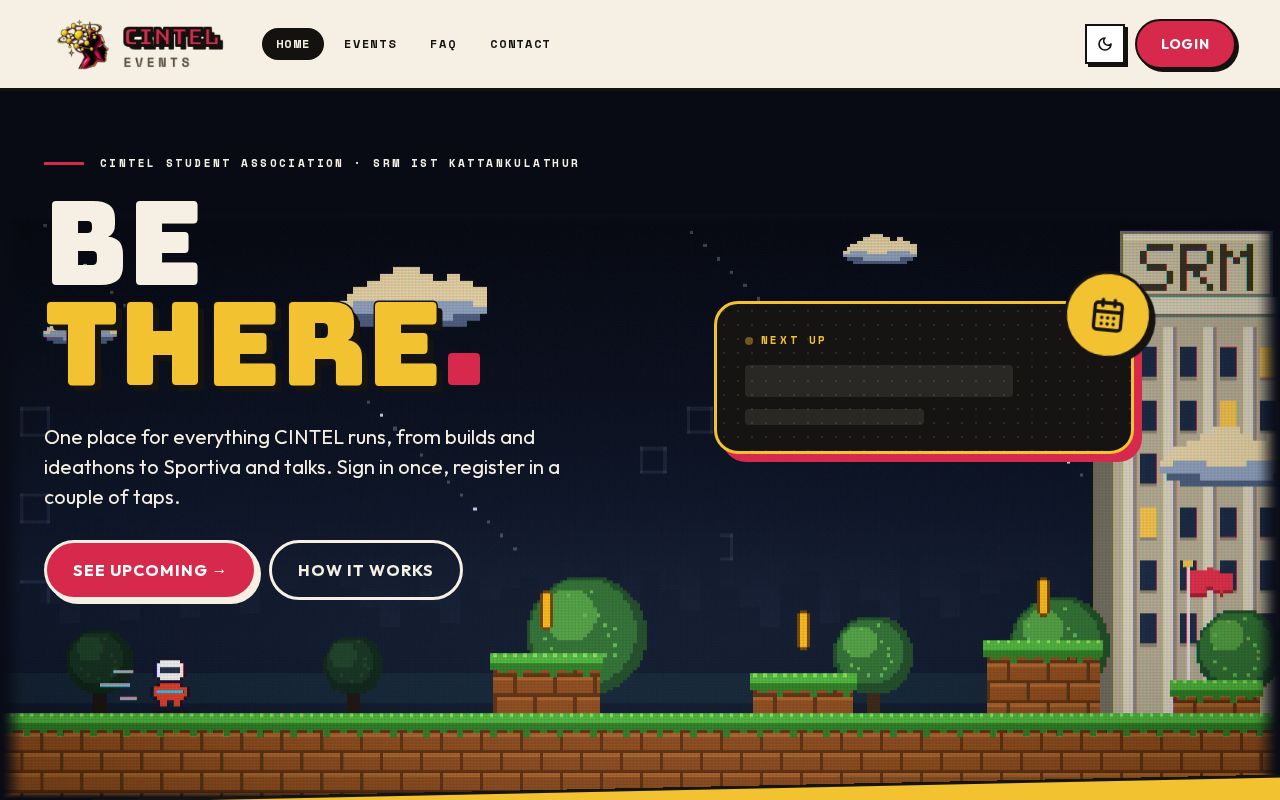 Preview of Event Website
