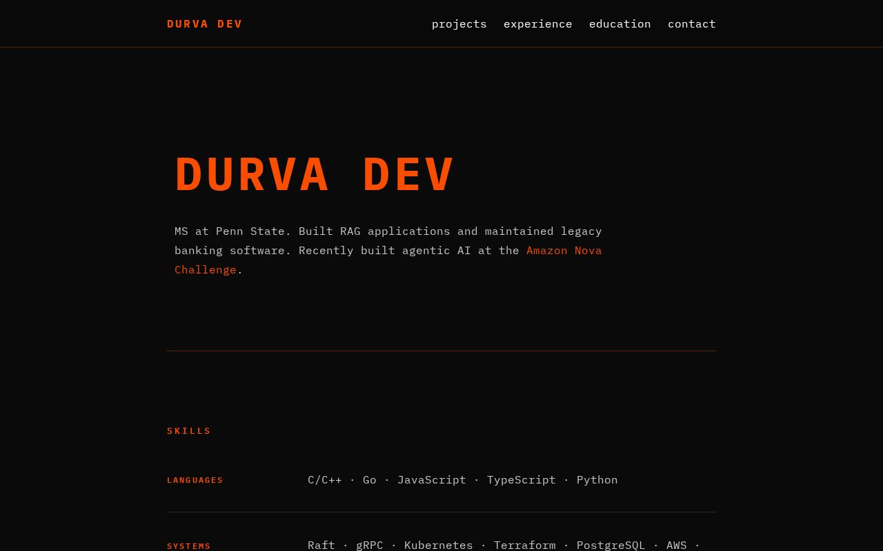Preview of Durvabdev Github Io