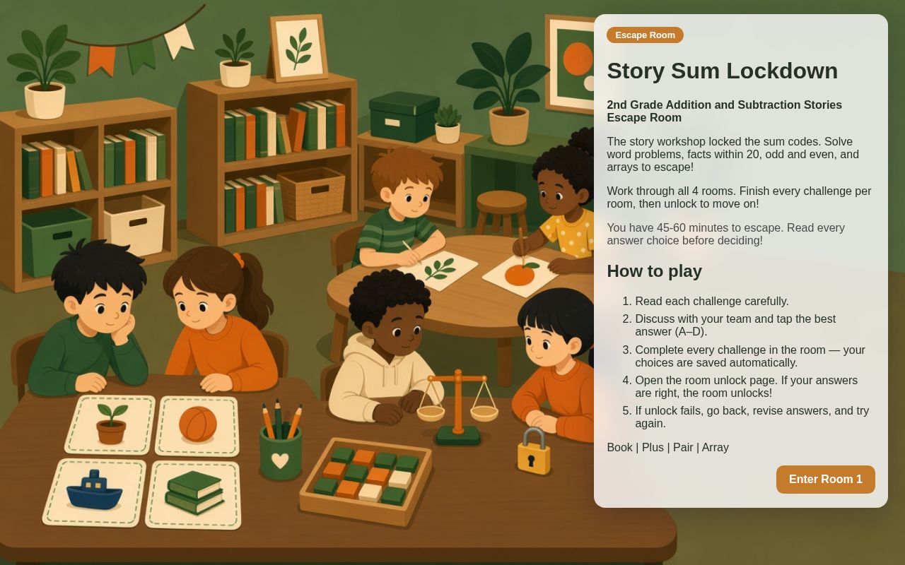 Preview of Story Sum Lockdown