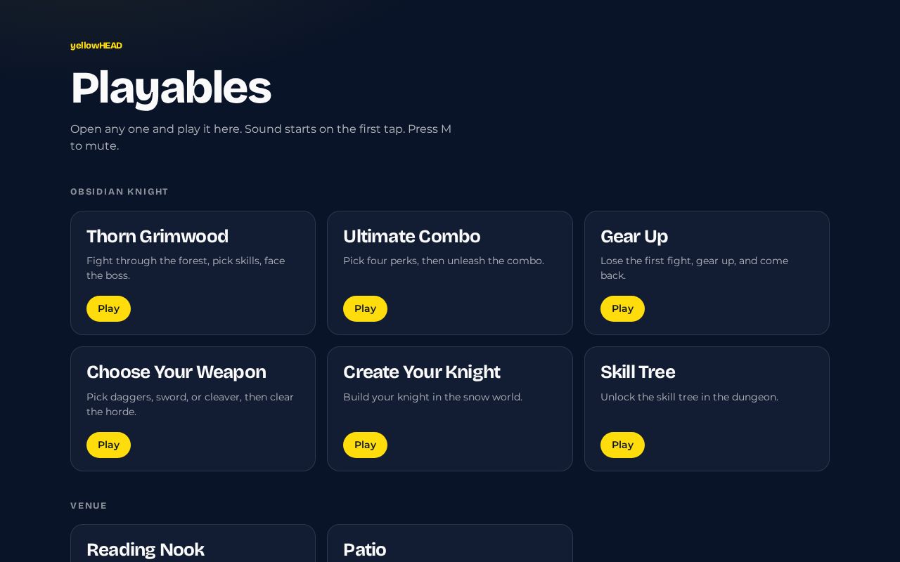 Preview of Playables