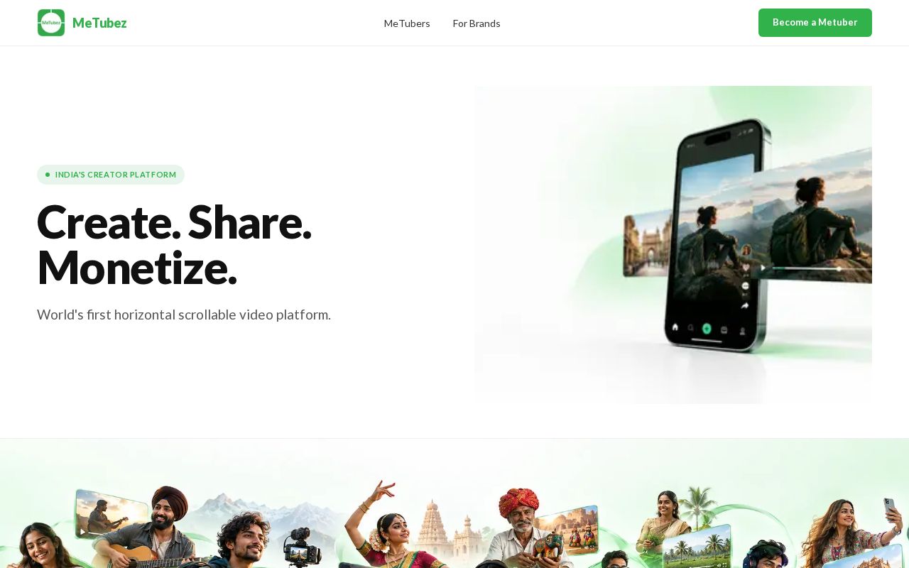 Preview of Metubez Website