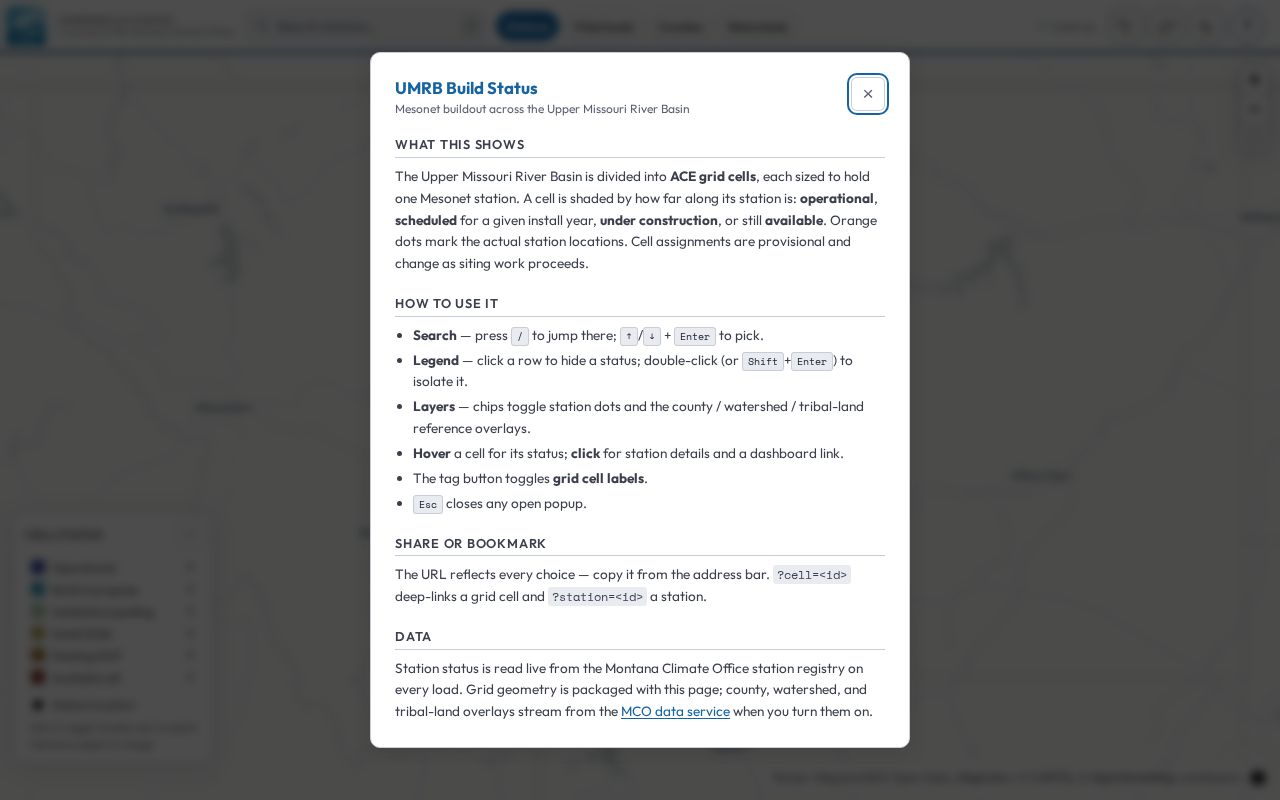Preview of Mesonet Umrb Build