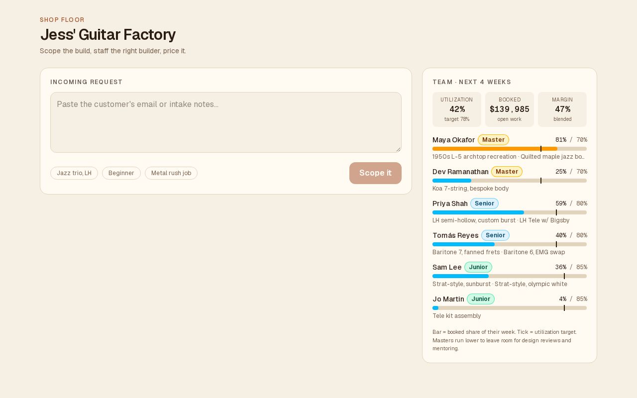 Preview of Jess Guitar Factory Intake