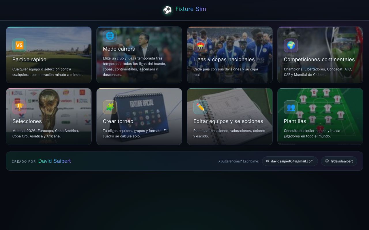 Preview of Fixture Sim