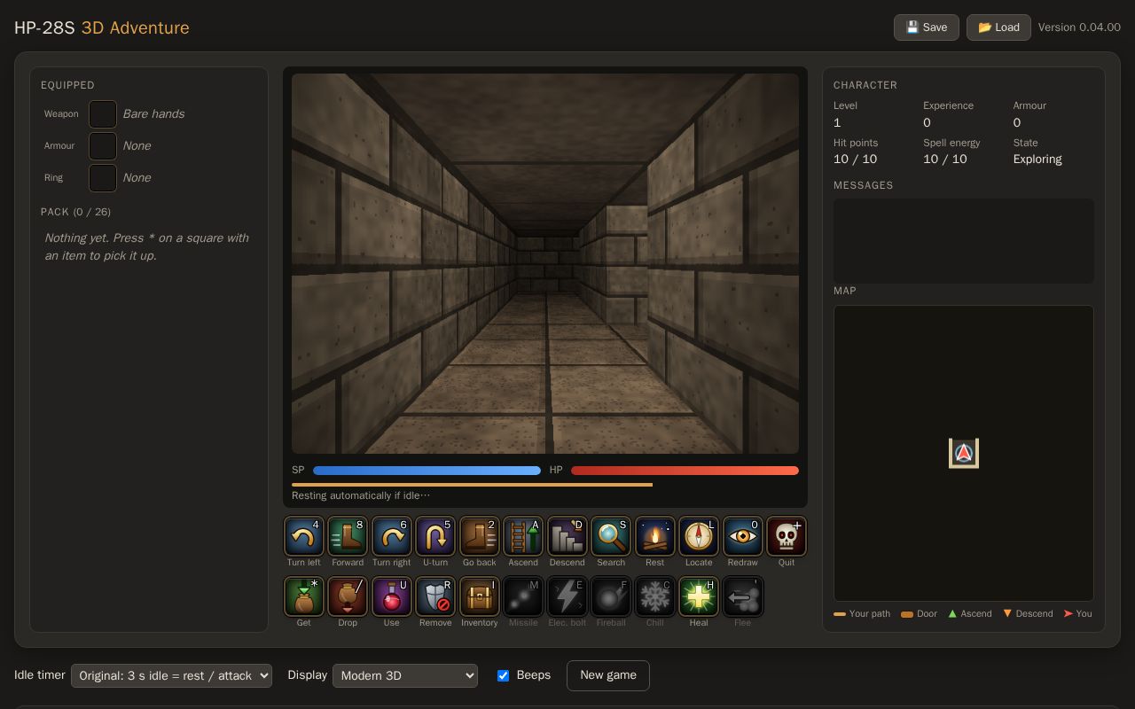 Preview of RetroAdventureHP28S