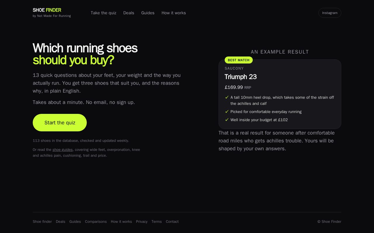 Preview of Shoe Finder