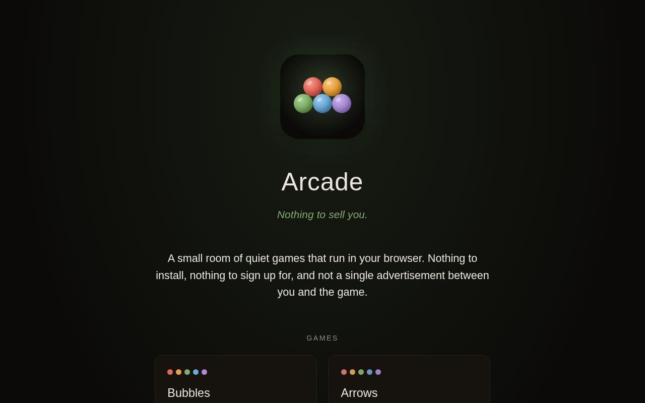 Preview of Arcade