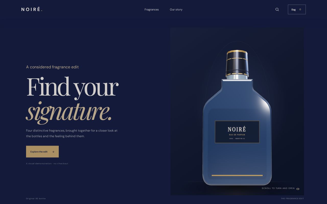 Preview of Noire Fragrance Showcase
