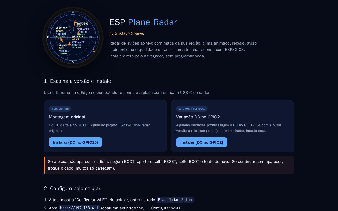 Preview of ESP Plane Radar