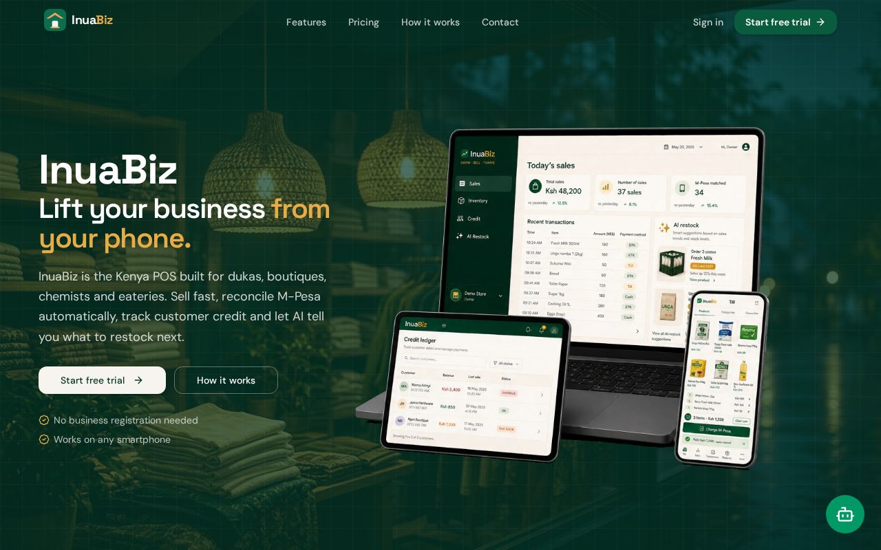 Preview of Lift your business from your phone.