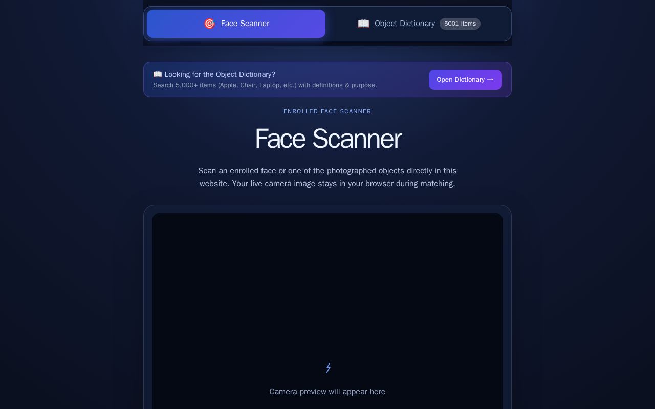 Preview of Face Scanner