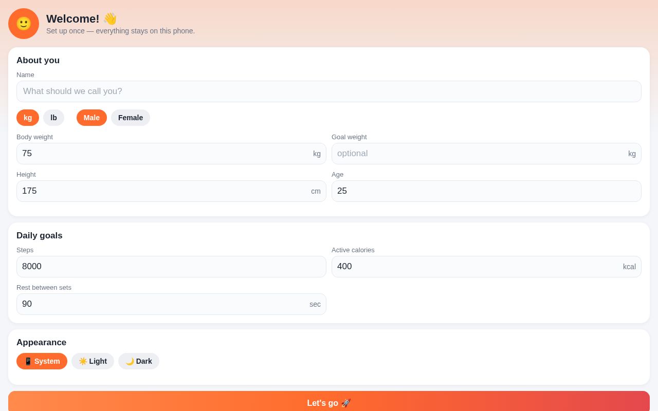 Preview of Burn Tracker